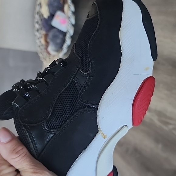 Jeffery Campbell Lo-Fi Chunky Sneakers Black White Red 6.5 - Picture 12 of 12